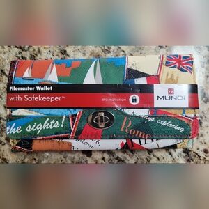 NWT | Mundi File Master Clutch Travel Wallet